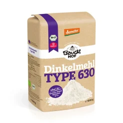 Harina de espelta blanca 630 ecológica y biodinámica, 1kg - Bauckhof