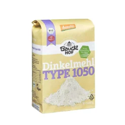 Harina de espelta semiintegral ecológica y biodinámica, 1 kg - Bauckhof