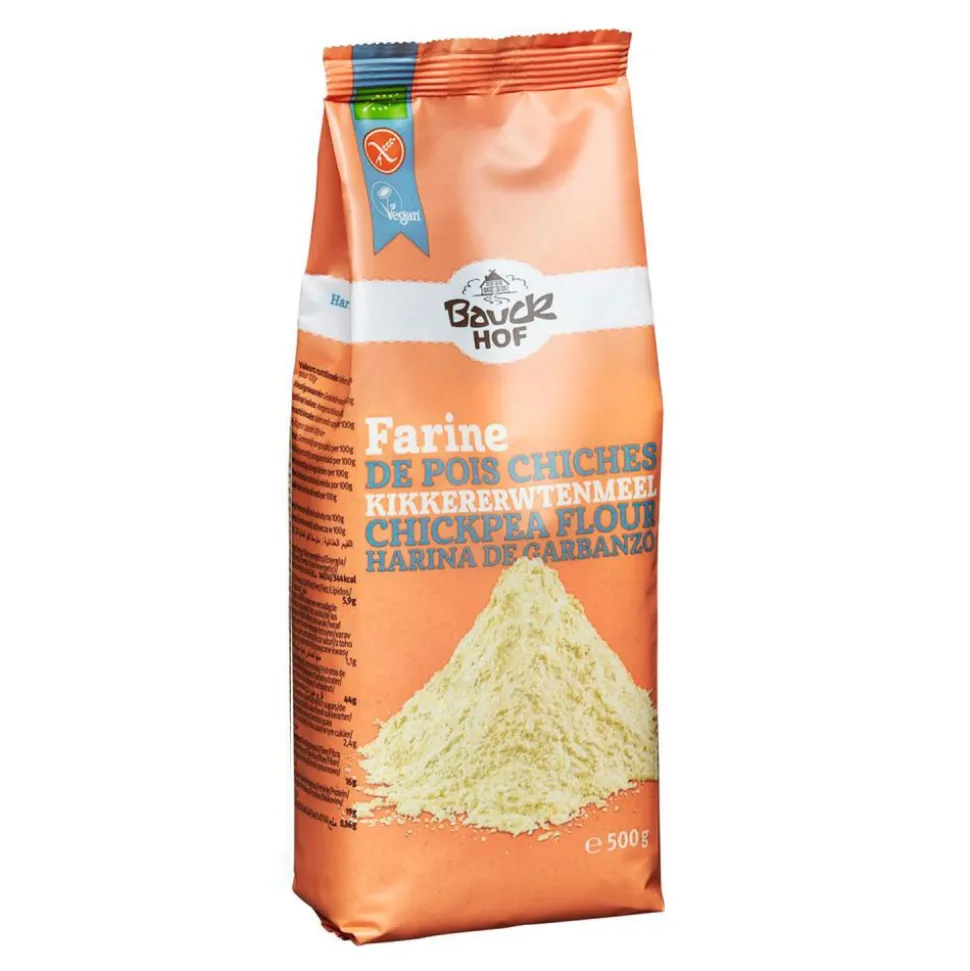 Harina de garbanzos ecológica, 500 g - Bauckhof