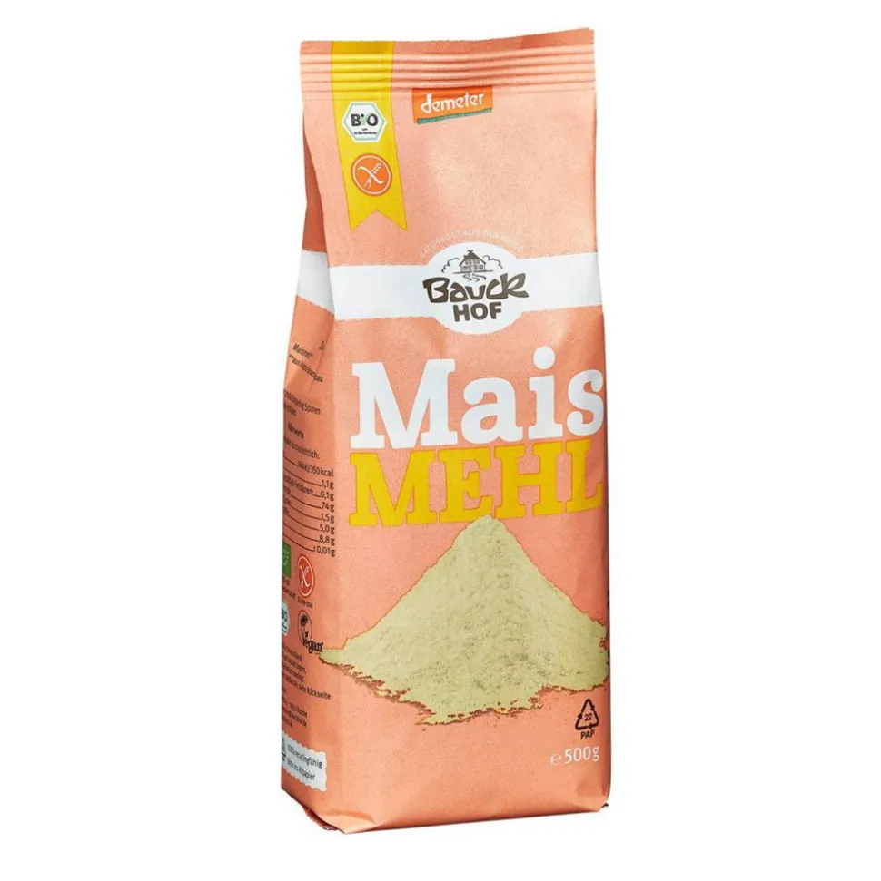 Harina de maíz ecológica, 500 g - Bauckhof