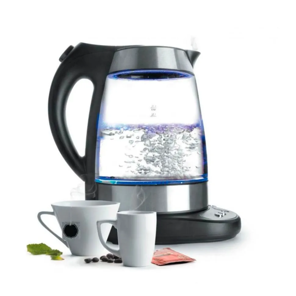 Hervidor de agua de cristal con selector de temperatura - Lacor