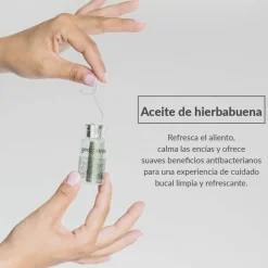 Hilo dental de bionylon vegetal sabor hierbabuena, 50 m - Georganics