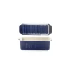 Horno cerámico rectangular para pan, 1,5 litros, azul - Ibili
