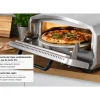 Horno para pizza de acero inoxidable con piedra giratoria - Unold