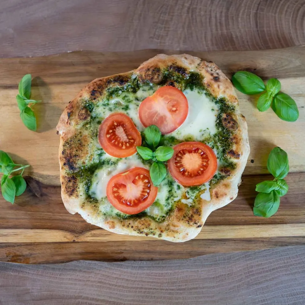 Horno para pizza de acero inoxidable con piedra - Unold