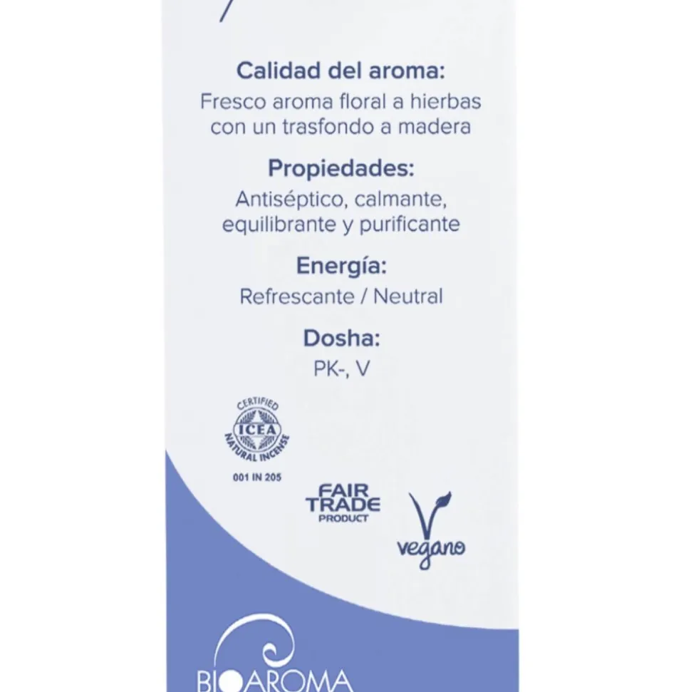 Incienso ayurvédico Lavanda ecológico, 12 varillas - BioAroma