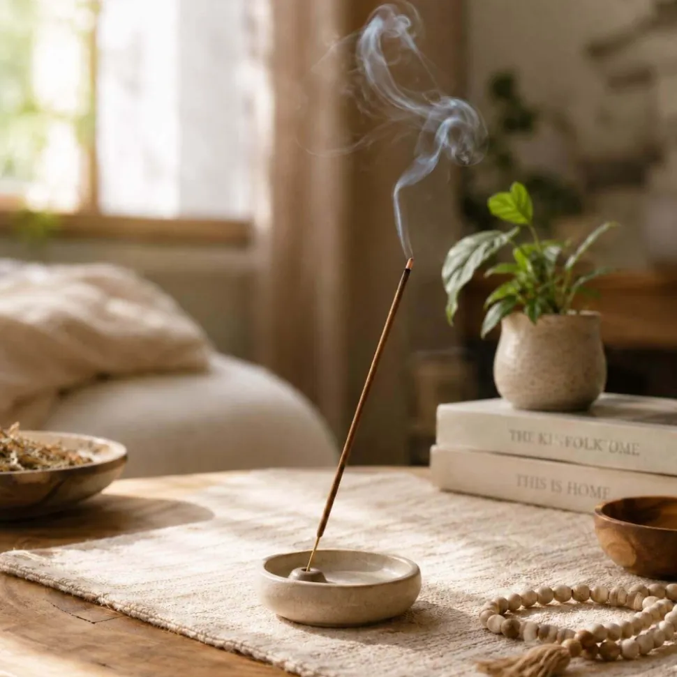 Incienso ayurvédico Palo santo ecológico, 12 varillas - BioAroma