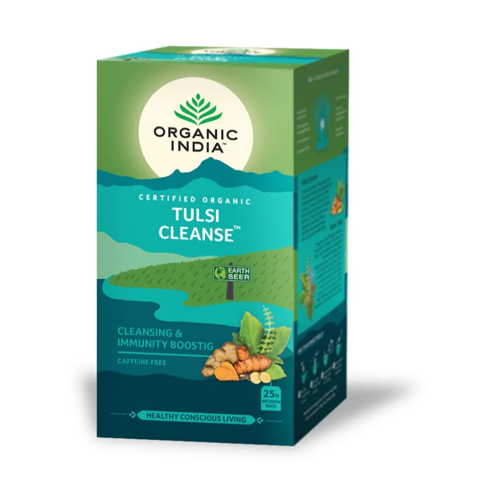 Infusión ayurvédica, ecológica, Tulsi "Cleanse" - Organic India