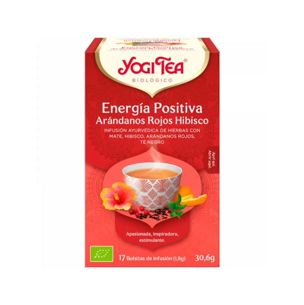 Infusión ecológica "Energía positiva" de hibisco y arándanos - Yogi tea