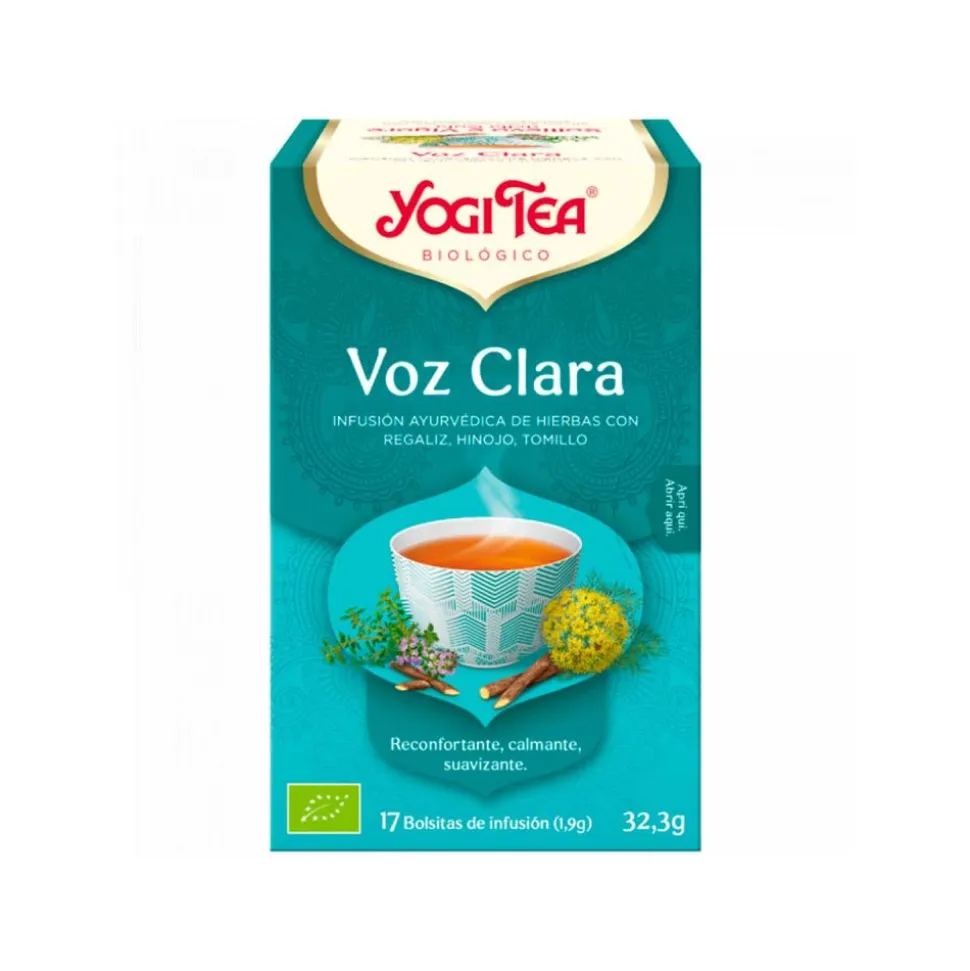 Infusión ecológica " Voz clara"- Yogi tea