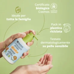 Jabón íntimo con aloe vera, bardana y caléndula, ecológico, 250 ml - La Saponaria