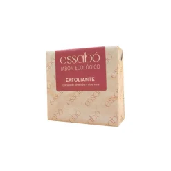 Jabón sólido exfoliante de cáscara de almendra y aloe vera, ecológico - Essabó