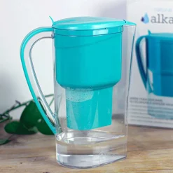 Jarra filtradora de agua baja emisión de magnesio con filtro de coco, 1,4 l - Alkanatur