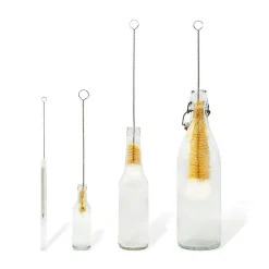 Juego de 4 cepillos de limpieza para botellas - Bambaw