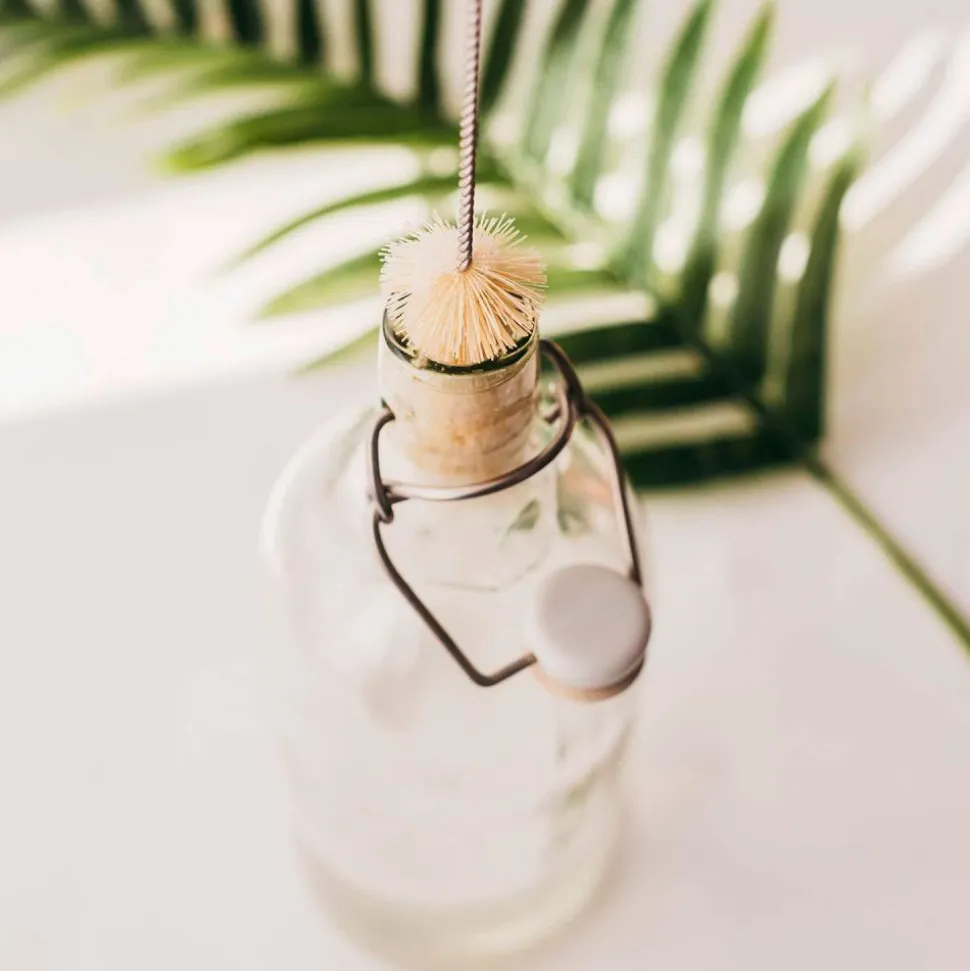 Juego de 4 cepillos de limpieza para botellas - Bambaw