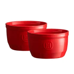 Juego de 2 ramequines cerámica grandes 250 ml - Emile Henry