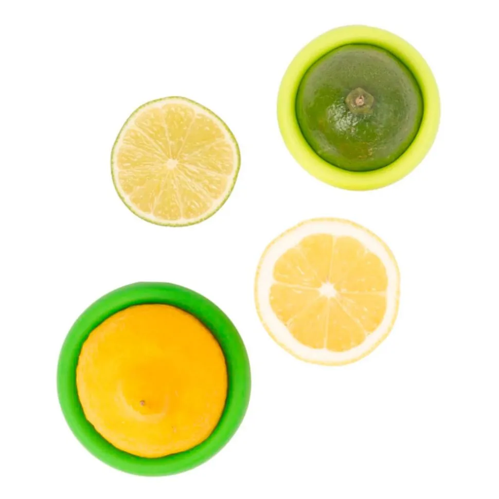 Juego 2 tapas ajustables de silicona para limones - Food Huggers