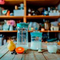 Kit para hacer kéfir casero tamaño grande, azul - Kefirko