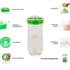Kit para hacer kéfir casero tamaño grande, verde - Kefirko