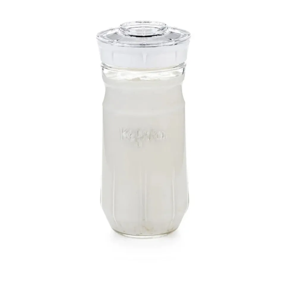 Kit para hacer kéfir casero tamaño grande, blanco - Kefirko