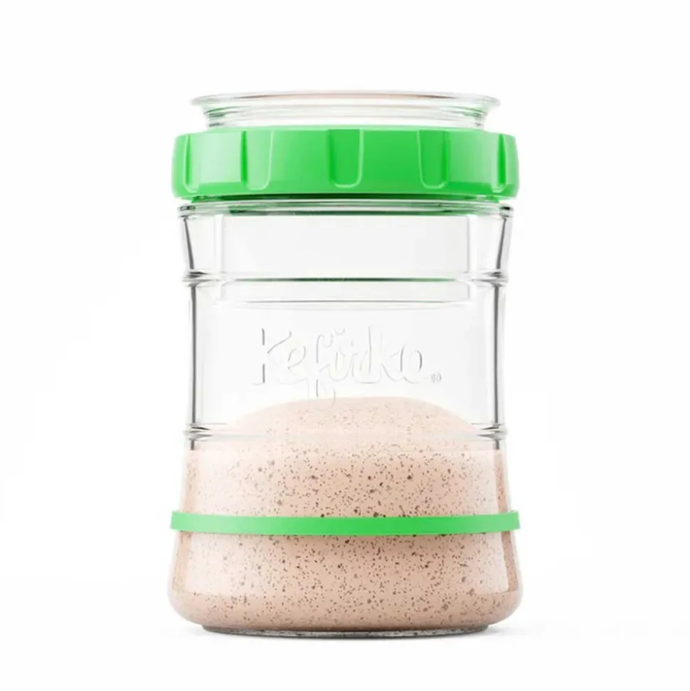 Kit para hacer masa madre, verde - Kefirko