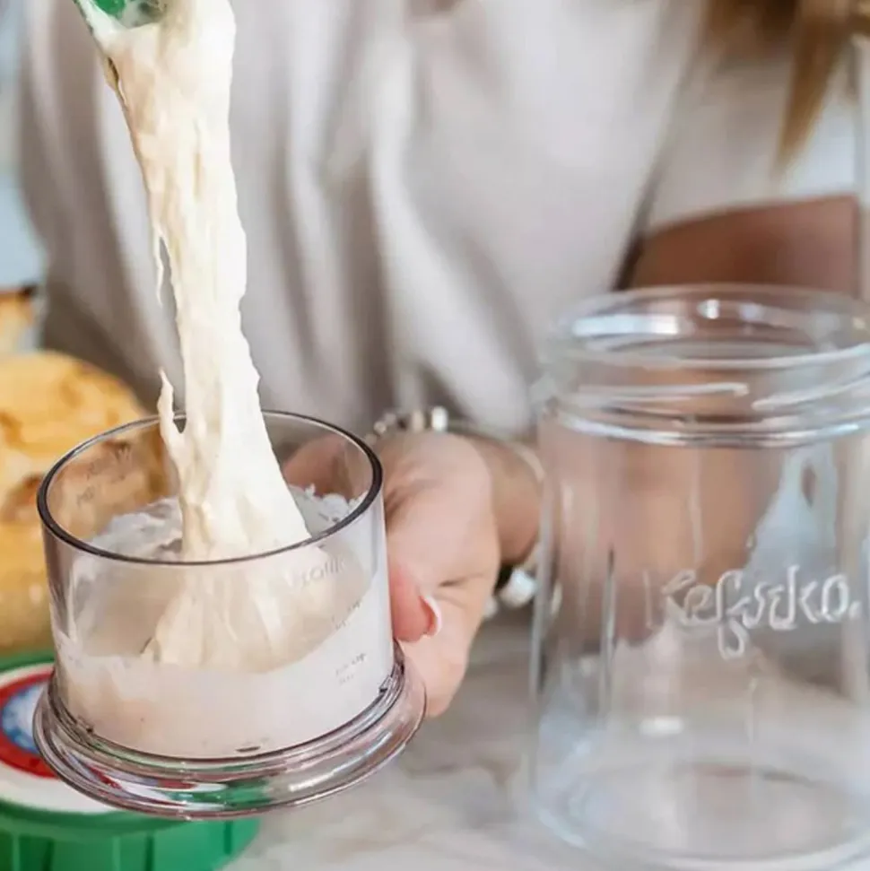 Kit para hacer masa madre, verde - Kefirko