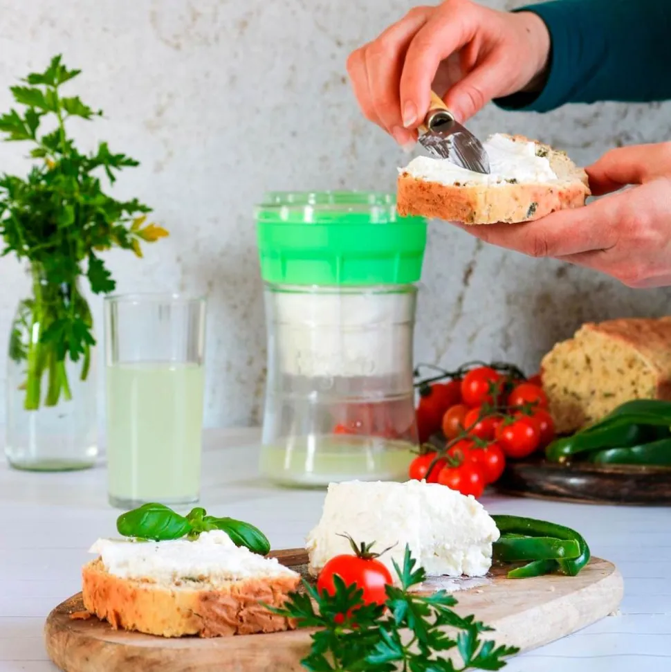 Kit para hacer queso de kéfir casero, verde - Kefirko