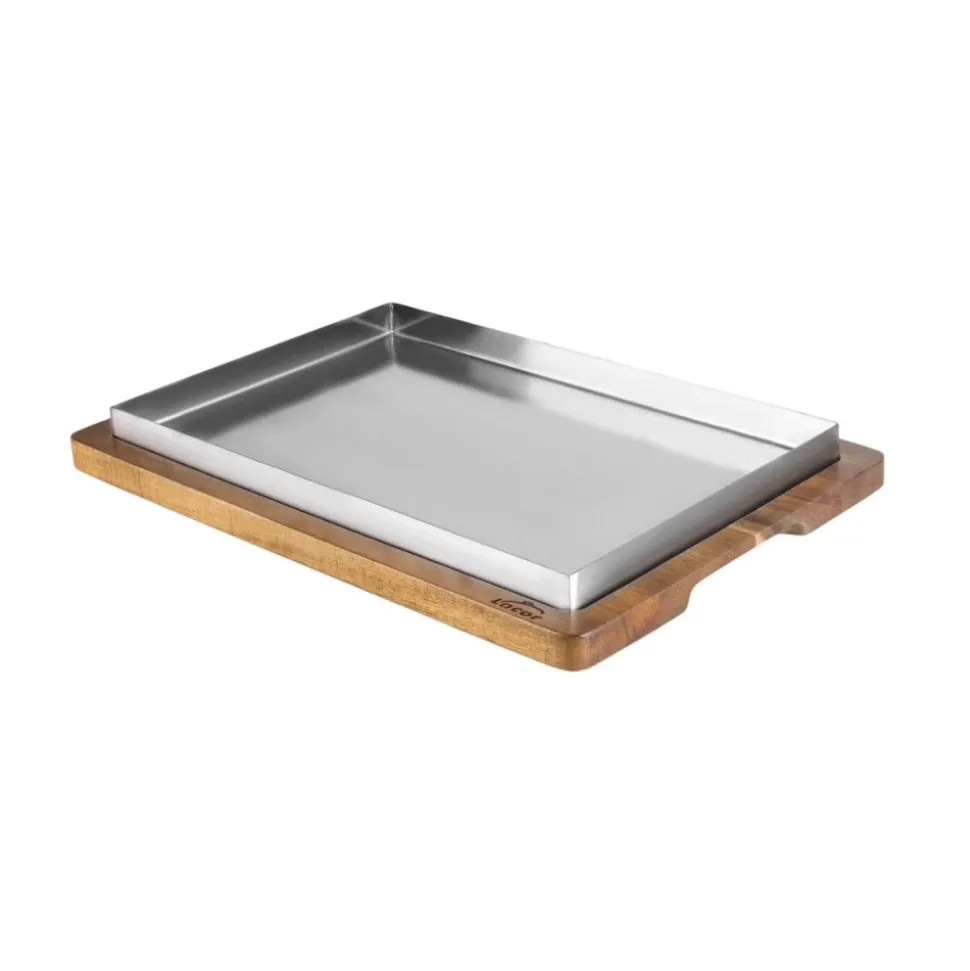 Llauna de arroz de acero inoxidable, 26 cm - Lacor