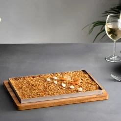 Llauna de arroz de acero inoxidable, 26 cm - Lacor