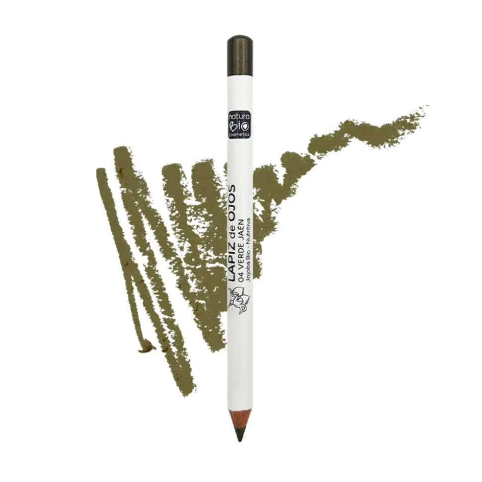 Lápiz de ojos ecológico, color verde Jaen - NaturaBio Cosmetics