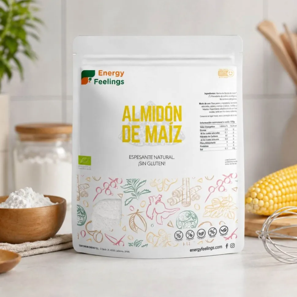 Maicena ecológica, 1 kg - Energy Feelings