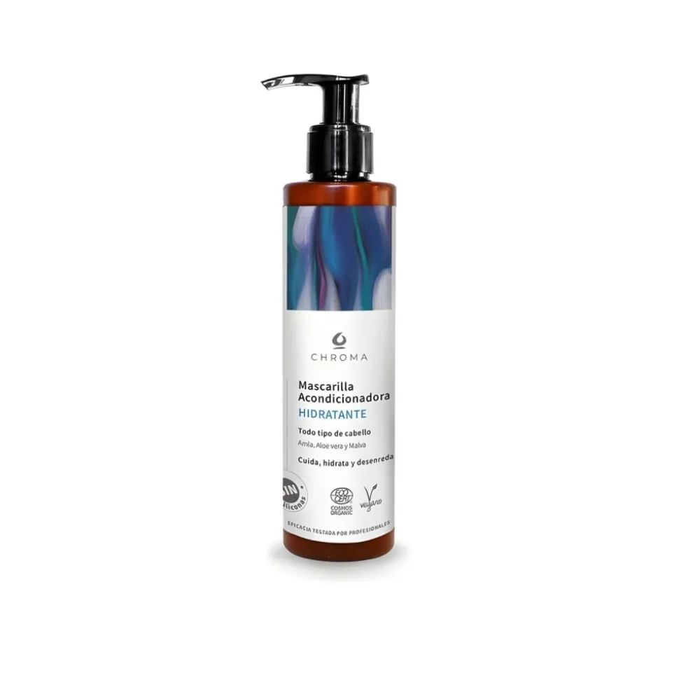 Mascarilla acondicionadora ecológica hidratante de aloe vera y malva, 200 ml - Chroma