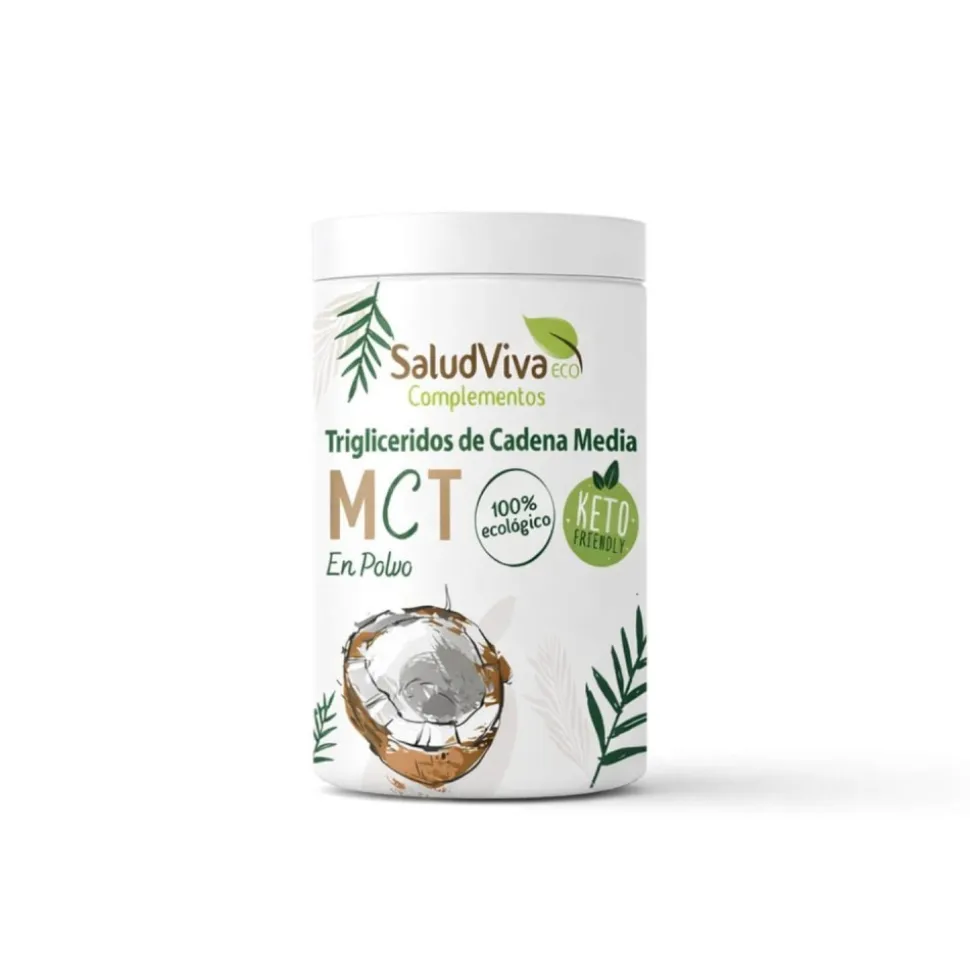MCT en polvo ecológico, 150 g - Salud Viva