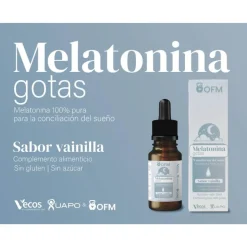 Melatonina pura en gotas, 30 ml - OFM