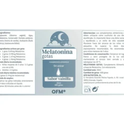 Melatonina pura en gotas, 30 ml - OFM