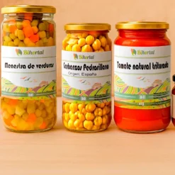 Menestra de verduras, cocida, ecológica, 680 g - Bihortal