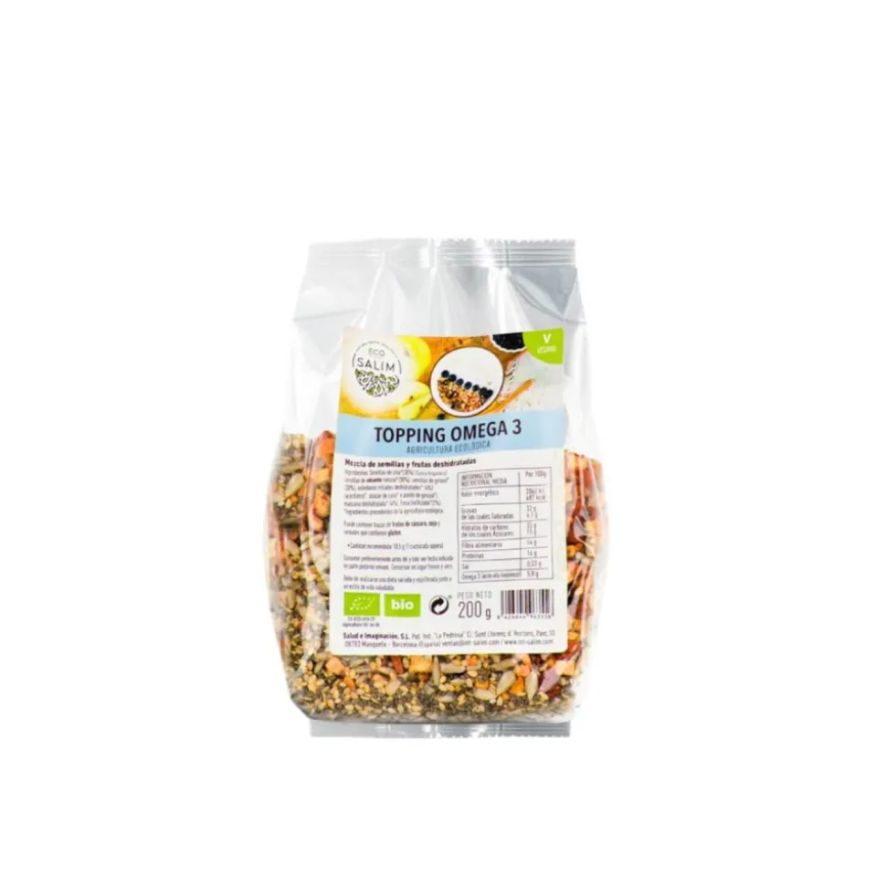 Mezcla de semillas y frutas deshidratadas ecológica, 200 g - Eco Salim