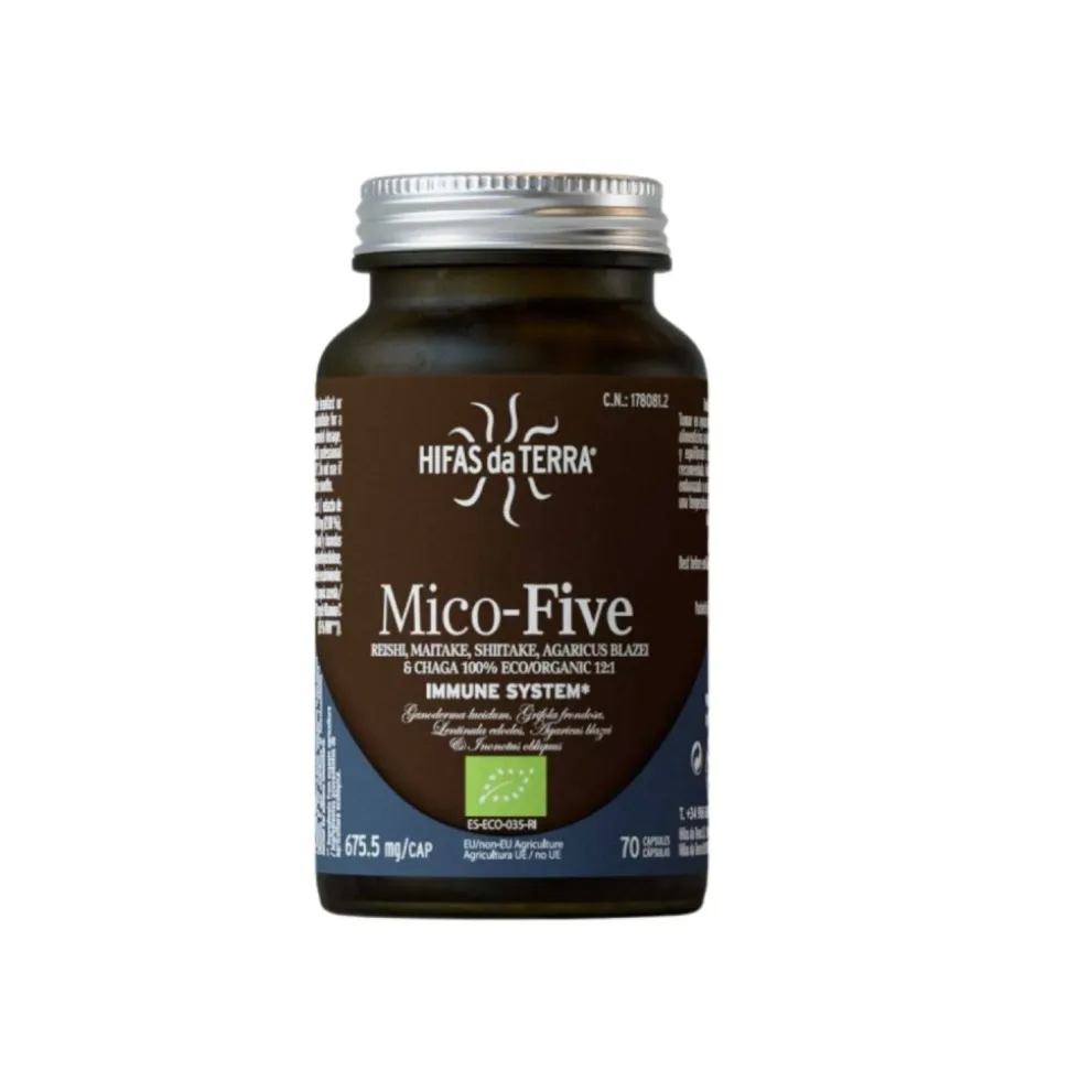 Mico Five ecológico, 70 cápsulas - Hifas da Terra
