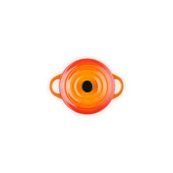 Mini cocotte de cerámica gres esmaltada, color volcánico, 10 cm - Le Creuset