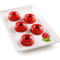 Molde para mini donuts de silicona platino - Silikomart