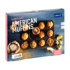 Molde para muffins de silicona platino - Lurch