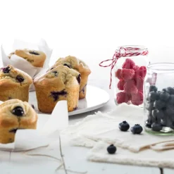 Molde para muffins de silicona platino - Lekue