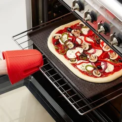 Molde perforado de silicona platino para pizzas, rectangular - Lekue