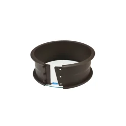 Molde redondo desmontable silicona platino con base de cristal, 20 cm - Lurch