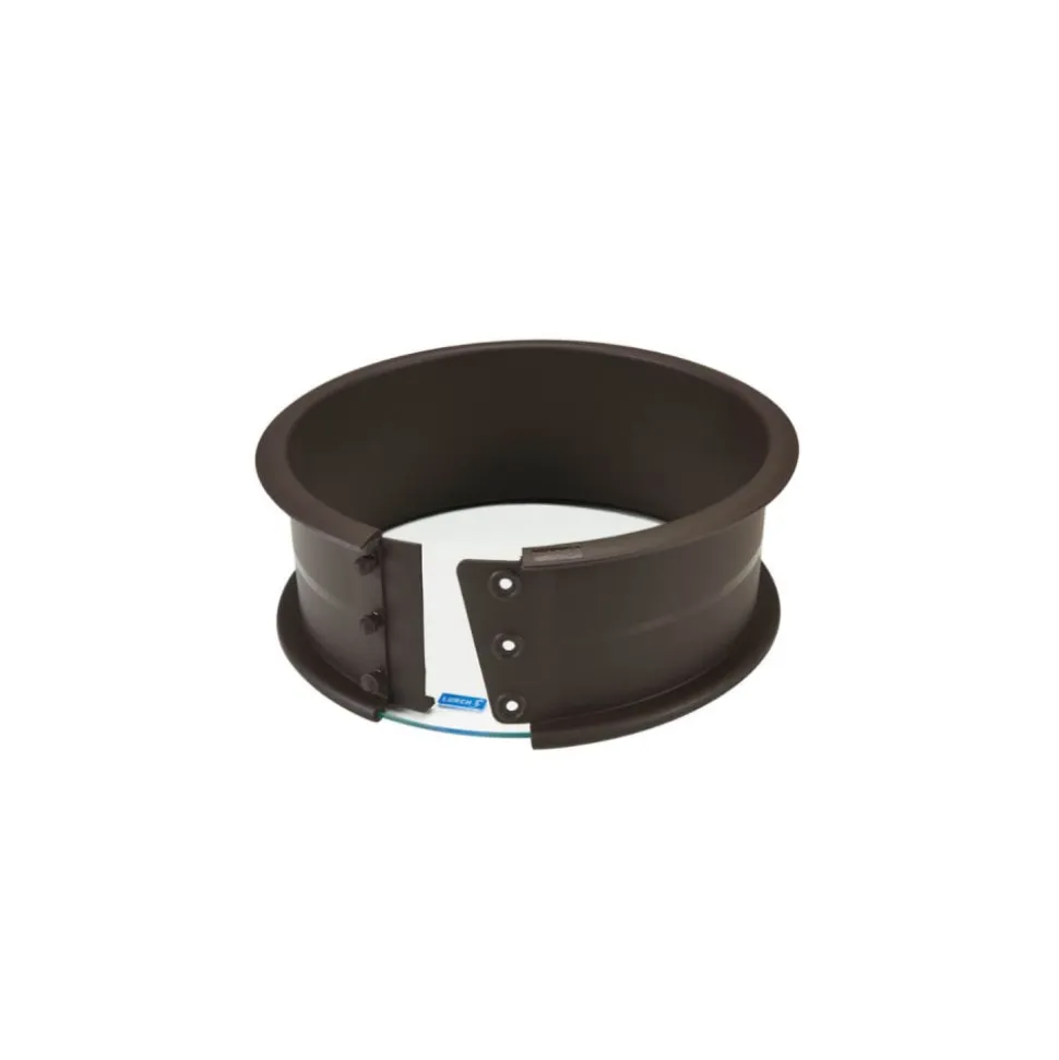 Molde redondo desmontable silicona platino con base de cristal, 20 cm - Lurch