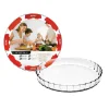 Molde redondo para quiché de vidrio borosilicato, 28 cm - Ibili