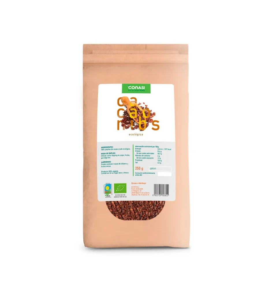 Nibs de cacao ecológicos - Conasi