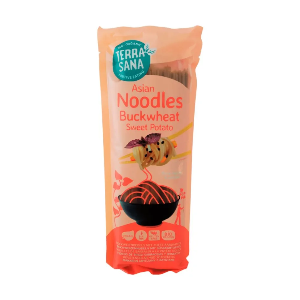 Noodles de trigo sarraceno y boniato ecológicos - TerraSana