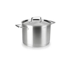 Olla alta de acero inoxidable con tapa de acero, foodie, 16 cm - Lacor
