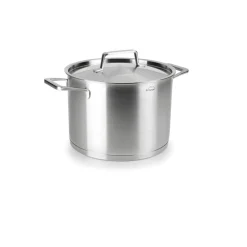 Olla alta de acero inoxidable con tapa de acero, foodie, 18 cm - Lacor